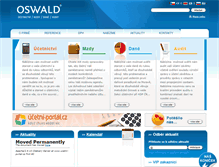 Tablet Screenshot of oswald.cz